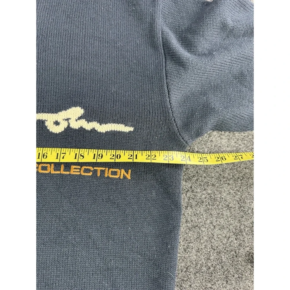 Vintage Sean John Collection Sweater Mens L Spellout Logo Knit